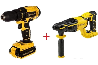 Дрель шуруповерт аккумляторный STANLEY SCD20S2K-RU