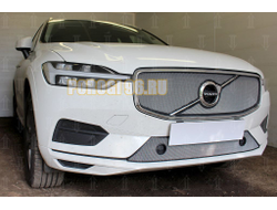 Защита радиатора Volvo XC60 2017- chrome низ с парктроником