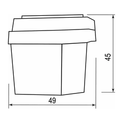 (УС07) Датчик освещенности - фотоэлемент (6 А)