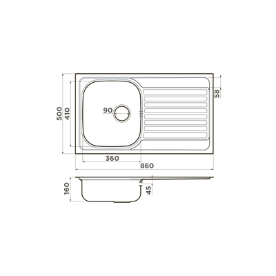 МОЙКА OMOIKIRI KASHIOGAWA 86 IN