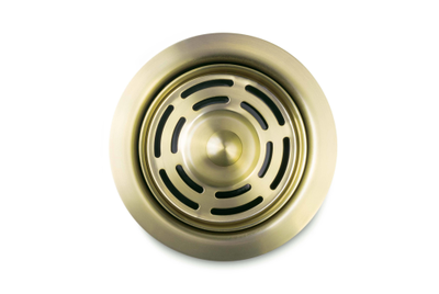 Фланец в мойку в цвете "светлое золото"