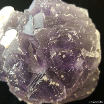 Кристаллы фиолетового Флюорита №7 87*78*40мм