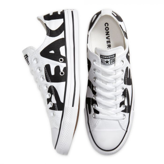 Конверы Chuck Taylor All Star Peace Low Top белые