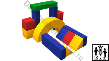 Мягкий конструктор «Тоннель»