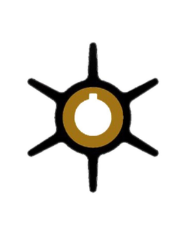 Импеллер помпы охлаждения двигателя Ancor 5359 Ø52.8x14мм 6 лопастей из черного неопрена