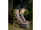 Ботинки Dr Martens Devon Flower Buckle Grizzly Platform Dark Brown