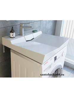 Раковина над стиральной машиной Andrea Onyx 60 с кронштейнами