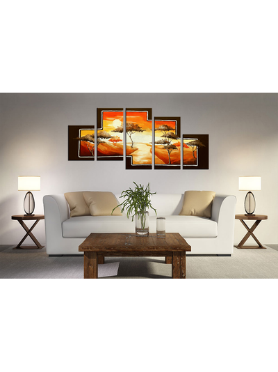 Модульная картина "Дорога к солнцу"