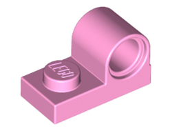 Plate, Modified 1 x 2 with Pin Hole on Top, Bright Pink (11458 / 6213791)