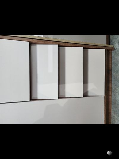 Ева шкаф 3-х створчатый Крафт табачный/Кашемир