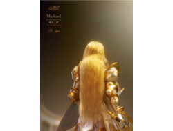 Архангел Михаэль в золотом - Коллекционная фигурка 1/12 SCALE Dawn Wings Golden Armor Archangel (LXF2311A) - Lucifer