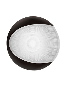 Светильник накладной водонепроницаемый Hella Marine EuroLED 130 2JA 959 820-511 9 - 33В 4Вт чёрный корпус холодный белый свет