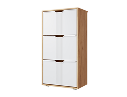 Прихожая ЭМИЛИЯ - Тумба ЭЛ-43 Дуб Крафт золотой/Меренга