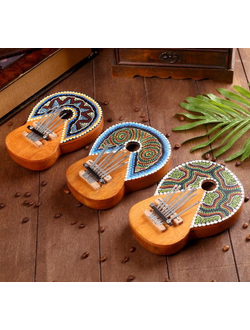 Музыкальный инструмент Калимба 17х13х3 см