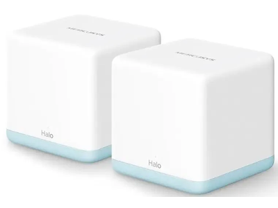 Бесшовный Mesh роутер MERCUSYS Halo H30 (2-pack) Белый