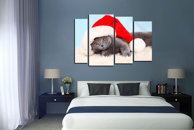 Модульная картина "Милый котик"