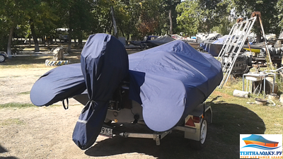 ТЕНТ НА ЛОДКУ РИБ АКВАБОТ 420