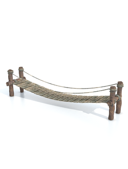 мостики Мост веревочный 3