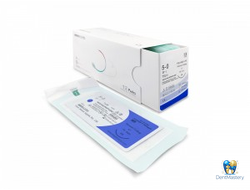 Мононить WEGO Polypropylene USP 5-0, обратно режущая игла 3/8 16 мм, 75 см — артикул P53163-75