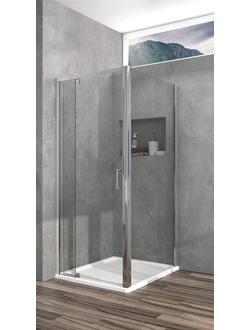 Душевой уголок Intra VSR-1I809090CL, 800/900*900, хром, стекло прозрачное