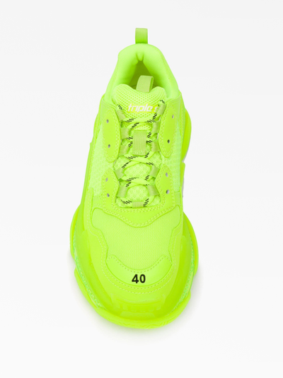 Кроссовки Balenciaga Triple S Fluorescent Green