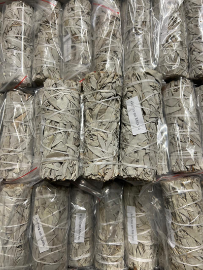 Пучок Белого шалфея 10 см.