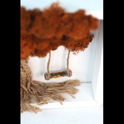 Новогодняя эко-картина № 1181