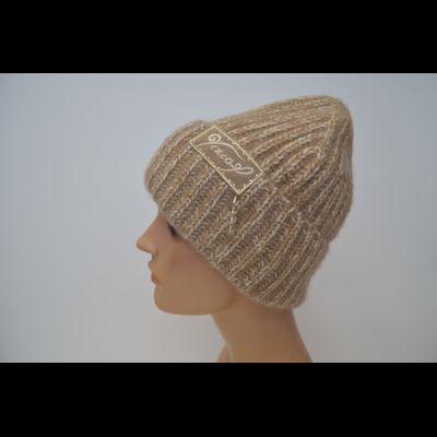 Vizio Италия шапка с отворотом коричневая