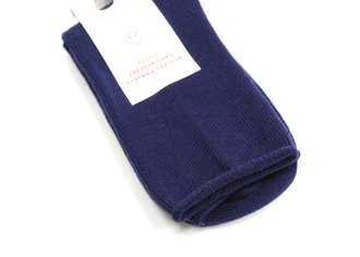 Теплые шерстяные носки  Н011-11 синий (23-25)