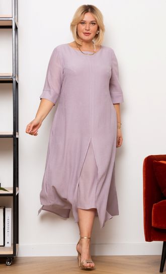Нарядное платье ЛУЧАНА арт. 4319010 (цвет сиреневый) Размер 64