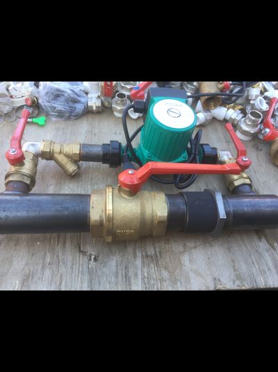 Байпас для отопления улучшенный краны Галлоп (б/н)