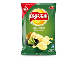 Чипсы LAYS со вкусом Васаби 70гр (22 шт)