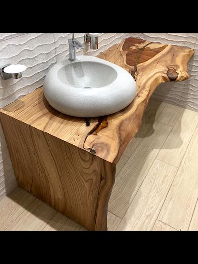 столешница под раковину, столешница под раковину из дерева, стол река под раковину, стол для раковин