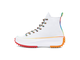 Converse кеды Run Star Hike Pride High Top женские белые с разноцветной подошвой