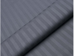 Наволочка на молнии к подушке Биосон U 280 см  сатин Люкс страйп Серый