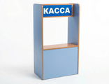 Игровая зона "БАНК, КАССА, ПОЧТА", ЛДСП,  600*400*1100 мм (надпись на выбор)