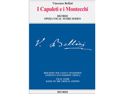 Bellini, Vincenzo I Capuleti e i Montecchi Klavierauszug (it)