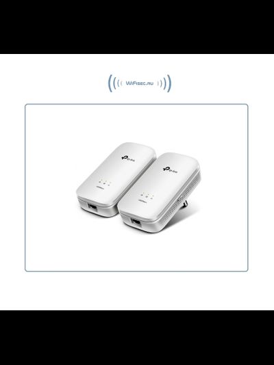 TP-LINK, HomePlug AV2 Сетевой адаптер PowerLine 1200 Мбит/с Ethernet (комплект 2 шт.)