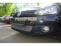 Защита радиатора Volkswagen Golf VI 2008-2012 chrome