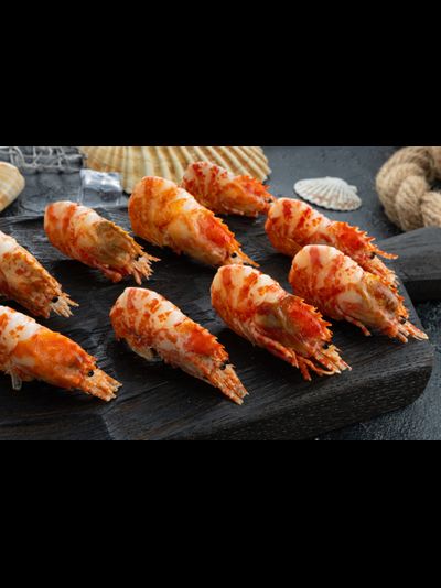 Креветки МОРСКОЙ ДРАКОН 70/90 шт/кг. Магаданрыба.