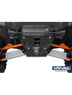 Кронштейн лебедки Rival 444.7467.1 для POLARIS Polaris Ranger XP 1000 2018- (Сталь) (410*210*60)
