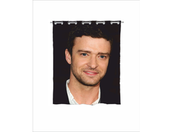 Штора в ванную Джастин Тимберлейк, Justin Timberlake №1