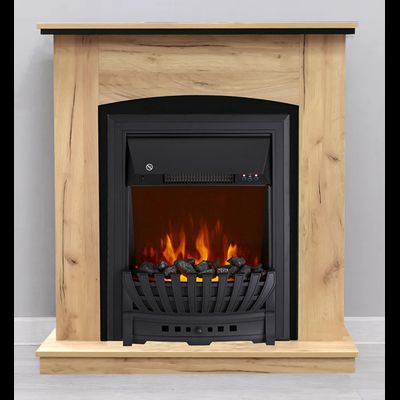 Электрокамин Barcelona DN-G с очагом Aspen Black