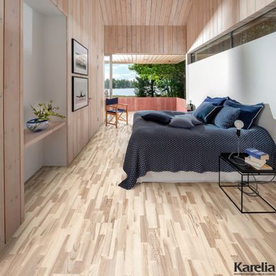 Паркетная доска Karelia Ясень Country Vanilla Matt 3S купить в интернет-магазине karelia-floor.ru