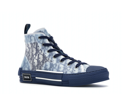 Кеды Converse x Dior B23 синие высокие