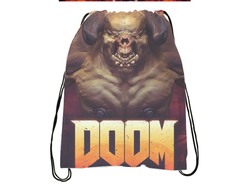 Сумка-мешок для обуви Doom/ Дум №4