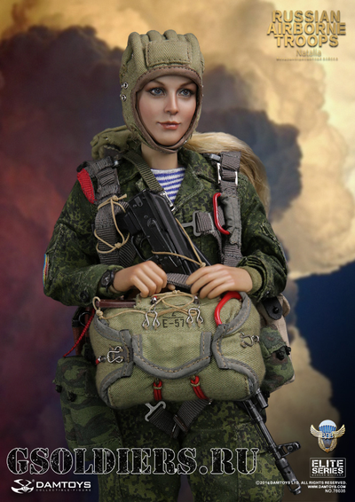 Российская десантница - Коллекционная фигурка 1/6 RUSSIAN AIRBORNE TROOPS NATALIE (78035) - DAMToys