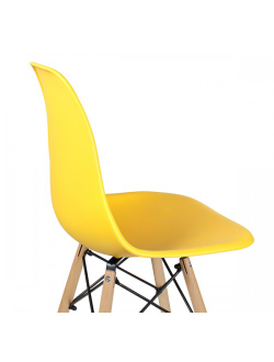 Дизайнерский стул «Eames», DSW WX-503 (желтый)