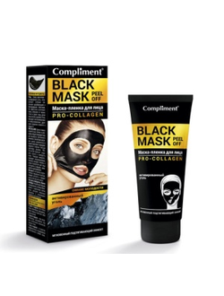Compliment Black Mask Маска-пленка для Лица PRO-COLLAGEN NEW, 80мл