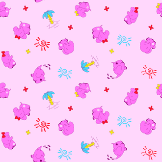 Фланель ш.90, добрый слоненок